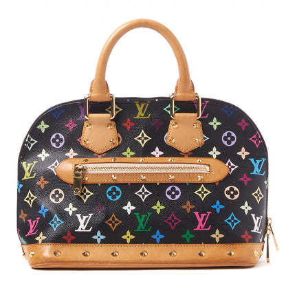 Louis Vuitton Monogram Multicolor Alma Black 1 of 10