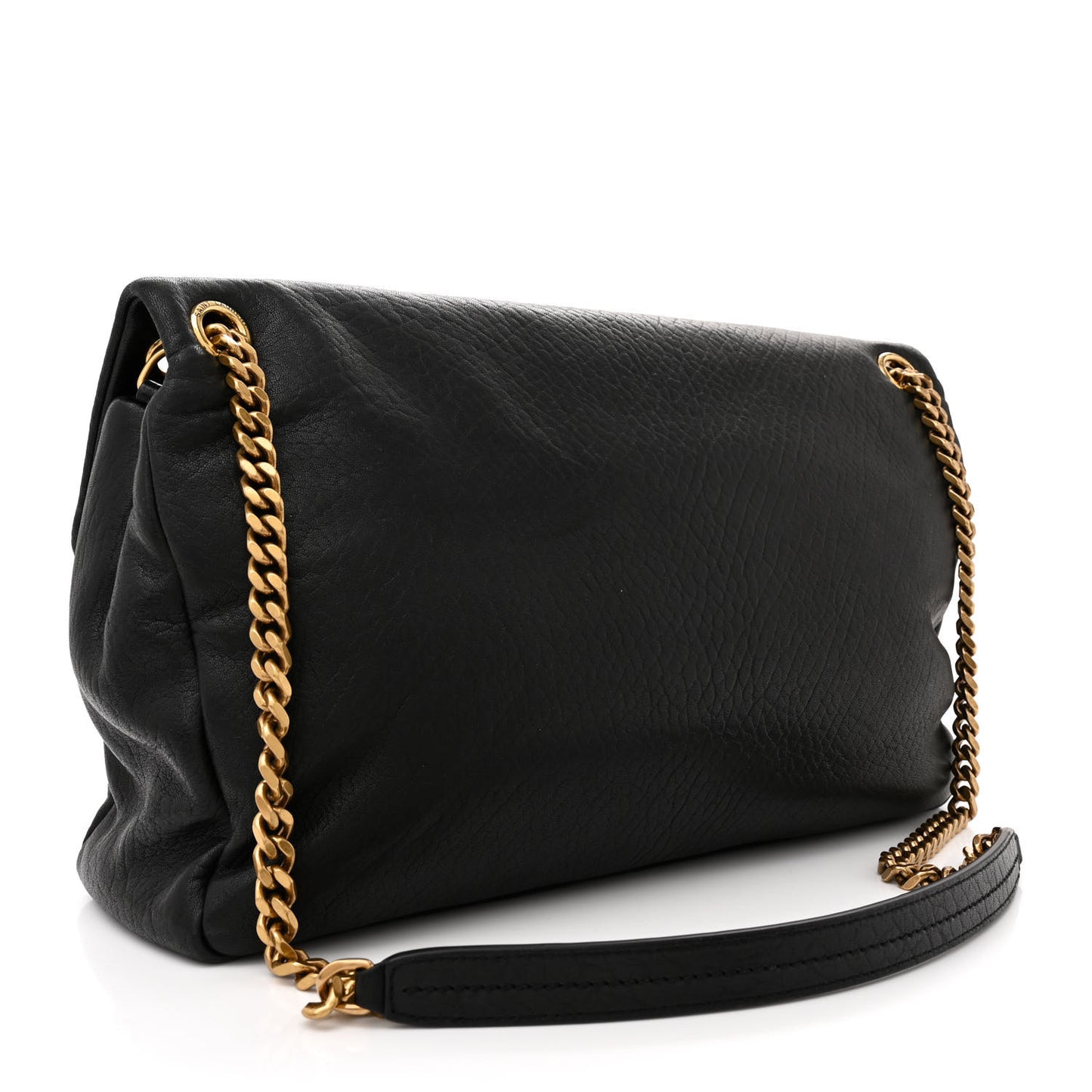 Grained Lambskin Large Calypso Black