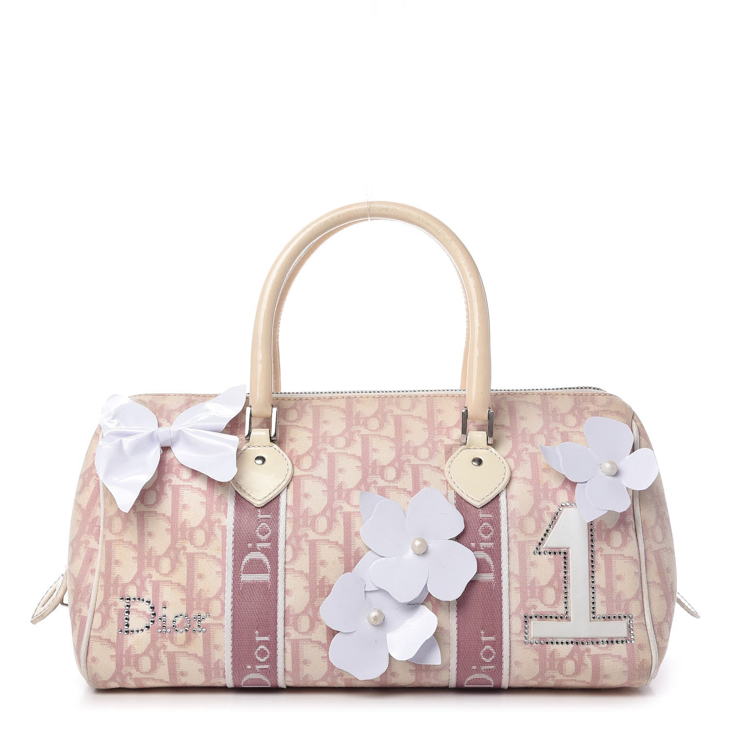 Christian Dior Monogram Girly Boston Pink 1 of 10