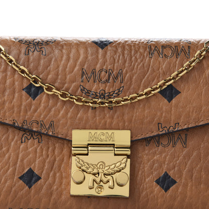 MCM Visetos Large Patricia Wallet On Chain Cognac 13 of 14