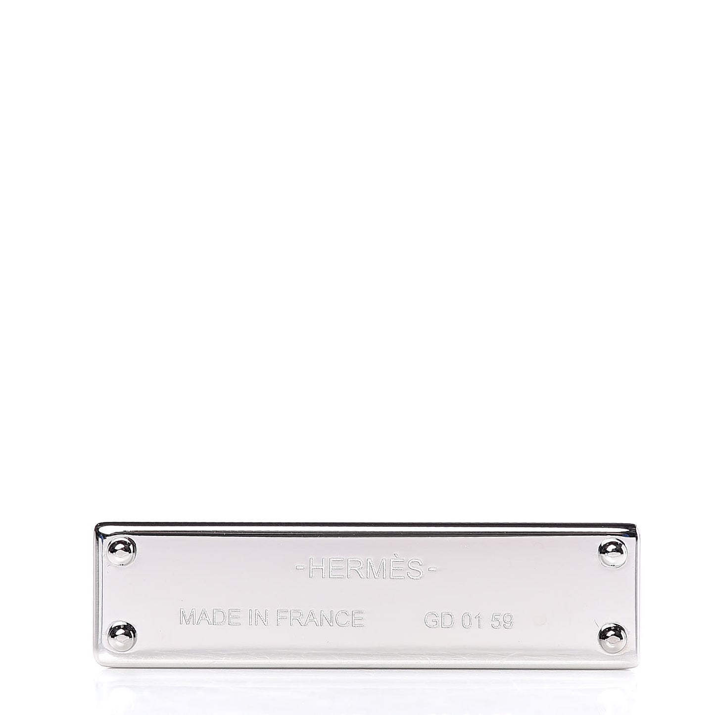 Lacquered Palladium Kelly Curiosite Charm White