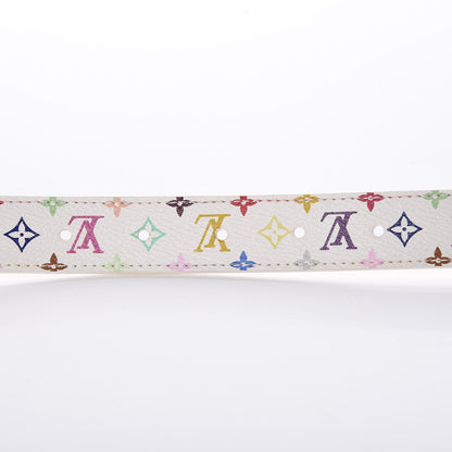 Louis Vuitton Monogram Multicolor 30mm Belt 80 32 White 7 of 8