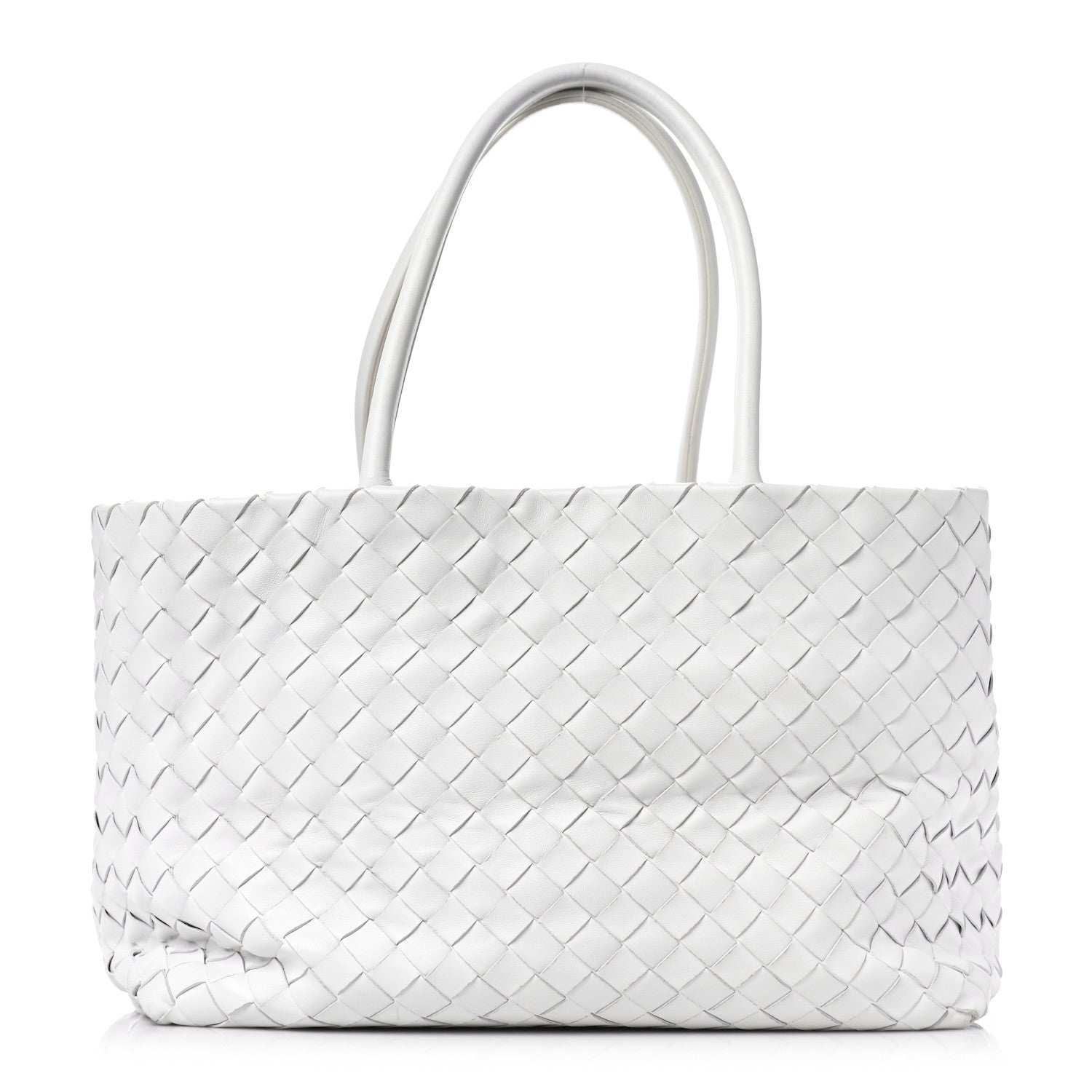 Bottega Veneta Nappa Intrecciato Tote Bag White 1 of 11