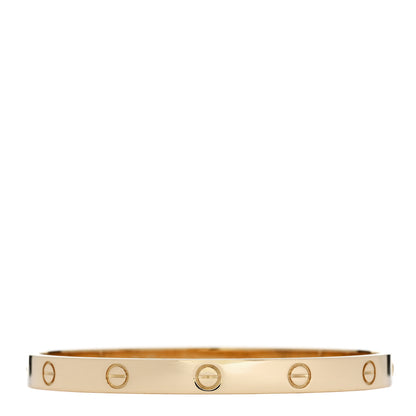 Cartier 18K Yellow Gold LOVE Bracelet 19 1 of 9