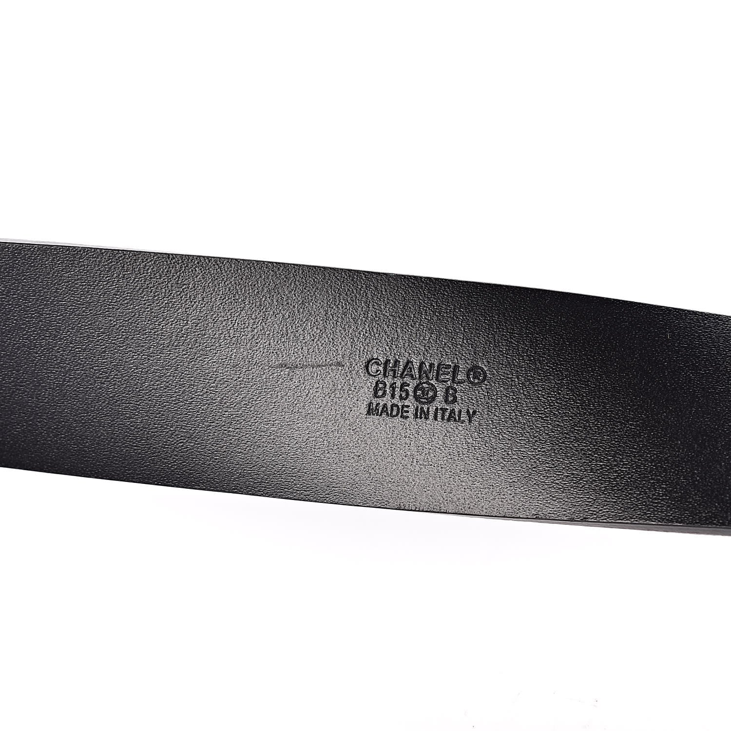Chanel Calfskin CC Belt 95 38 Black 4 of 7