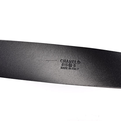 Chanel Calfskin CC Belt 95 38 Black 4 of 7