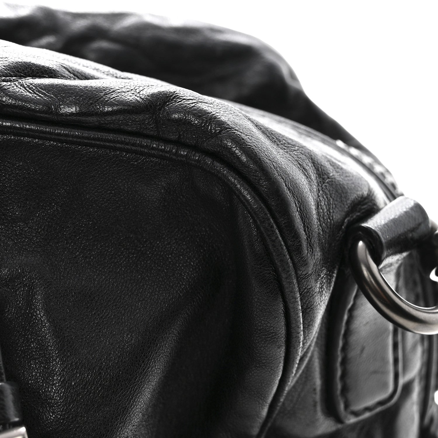 Prada Nappa Antique Bowler Black 13 of 17