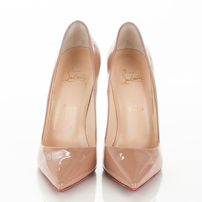 Christian Louboutin Patent So Kate 120 Pumps 40.5 Nude 2 of 6