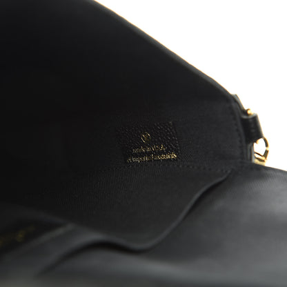 Louis Vuitton Empreinte Pochette Felicie Chain Wallet Black 7 of 11