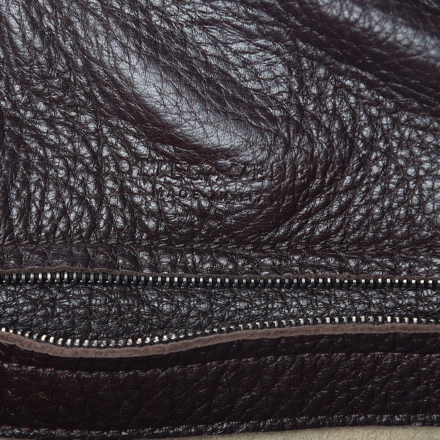 Cervo Deerskin Large Hobo Ebano