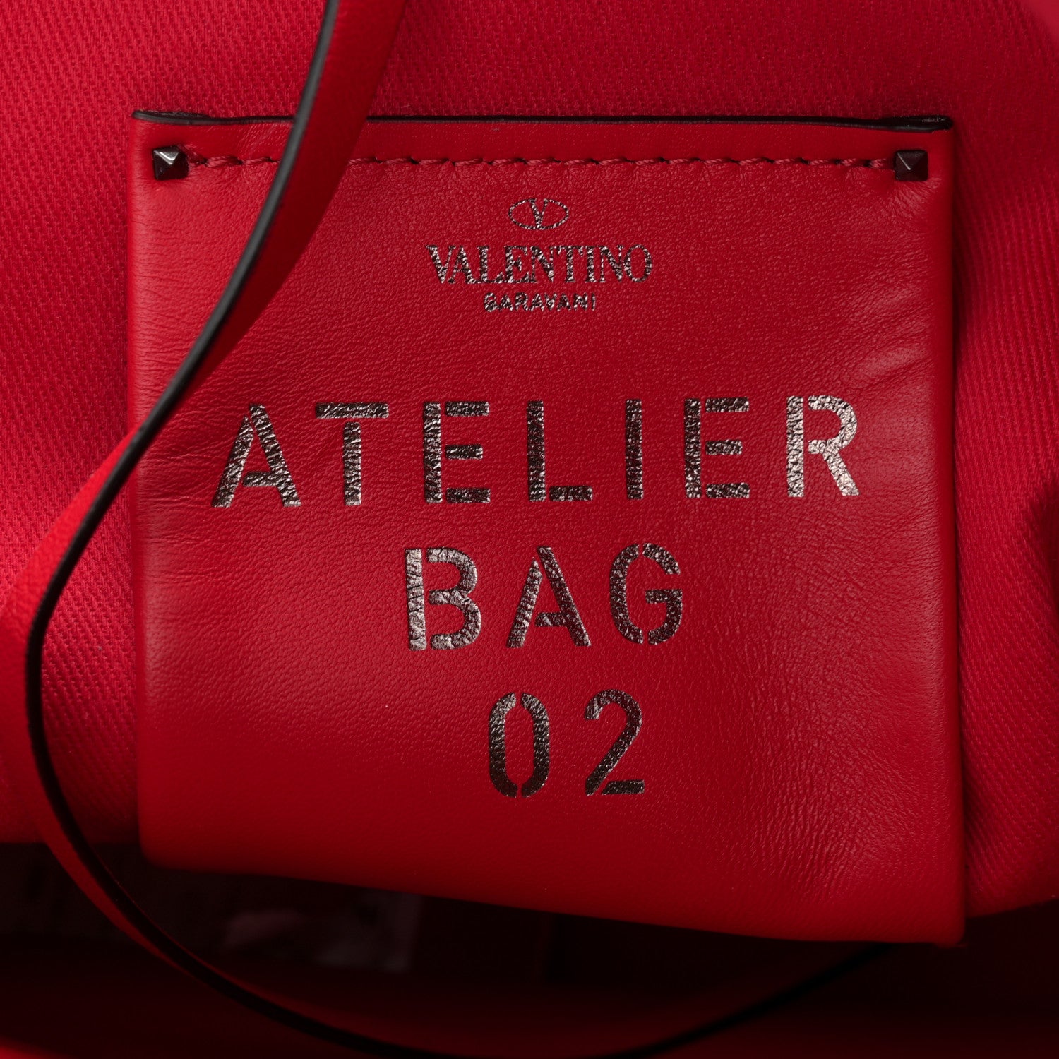 Valentino Garavani Canvas Atelier 02 Bow Edition Small Tote Bag Red 7 of 12