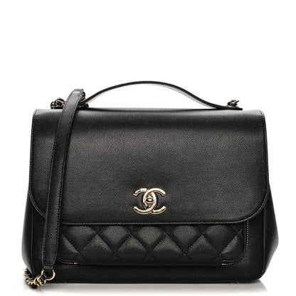Chanel Caviar Quilted Large Business Affinity Flap Black 1 of 8