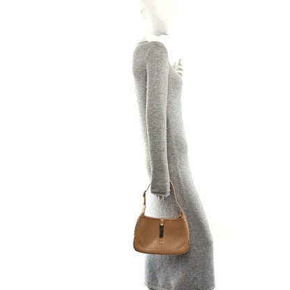 Gucci Calfskin Small Jackie O Hobo Beige 2 of 18