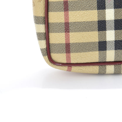 Burberry Haymarket Check Pochette Military Red 11 of 14