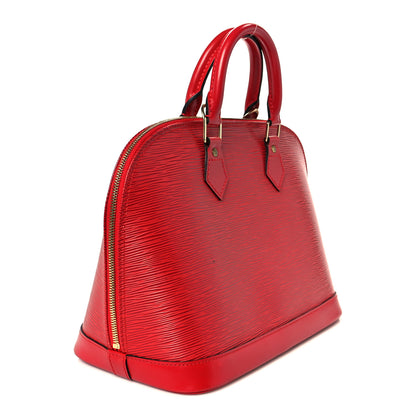 Louis Vuitton Epi Alma PM Castillan Red 3 of 10