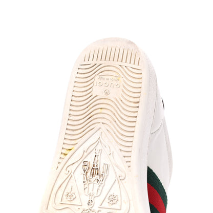 Gucci Calfskin Web Pearl Studded Womens Ace Sneakers 36.5 White 12 of 24