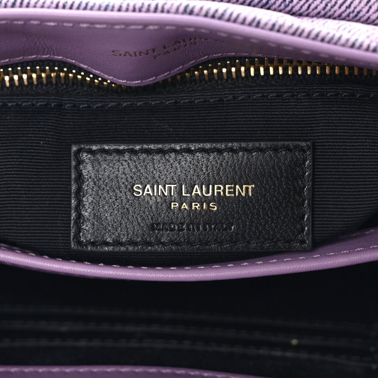 Denim Y Quilted Monogram Toy Loulou Crossbody Bag Bleached Lilac