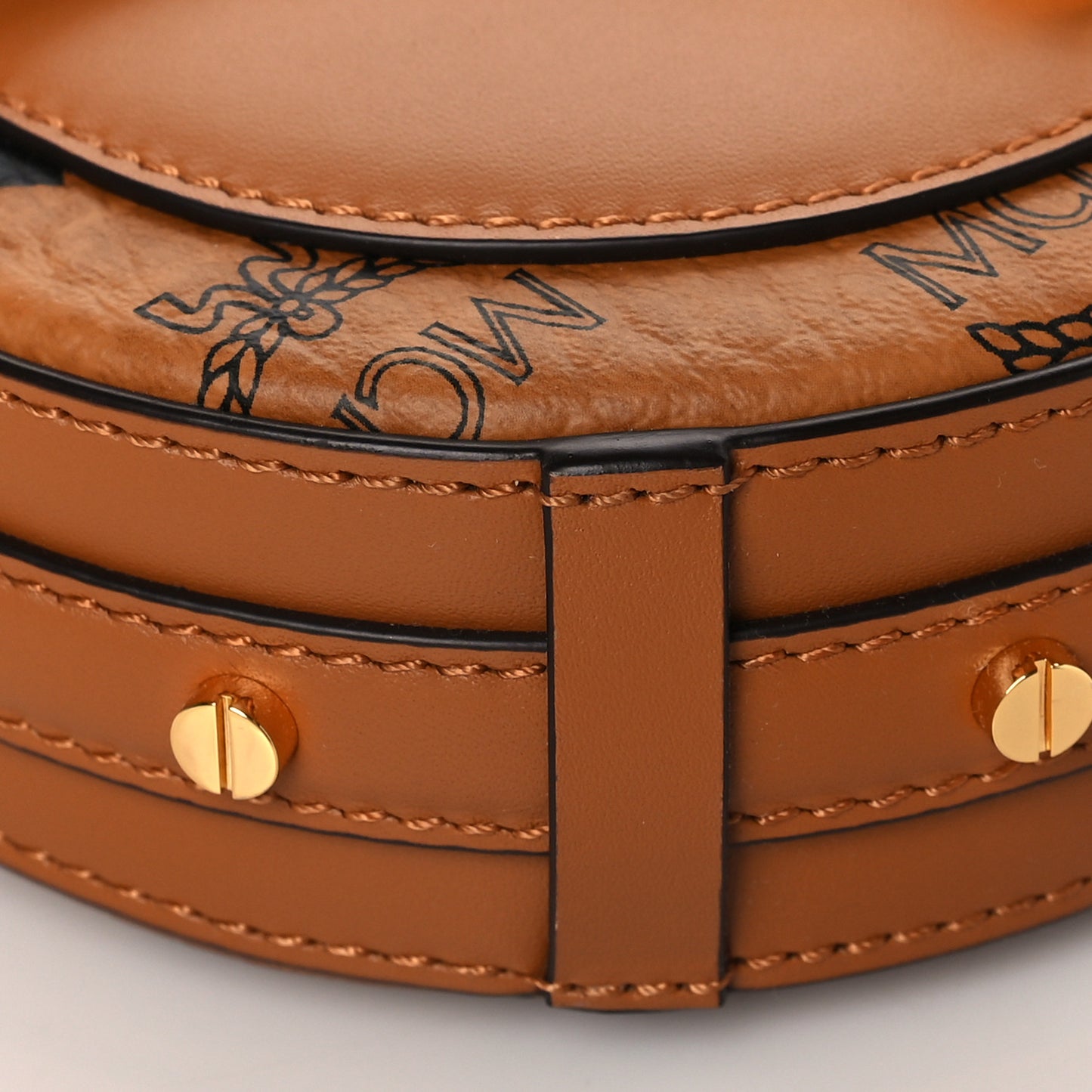 Visetos Mini Patricia Crossbody Bag Cognac