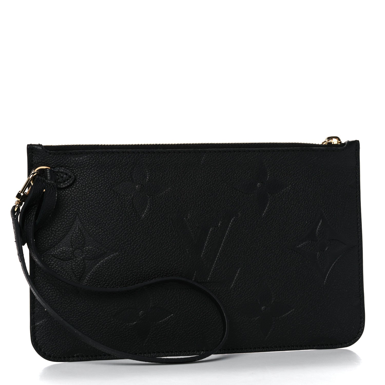 Louis Vuitton Empreinte Monogram Giant Neverfull MM Pochette Black 3 of 10