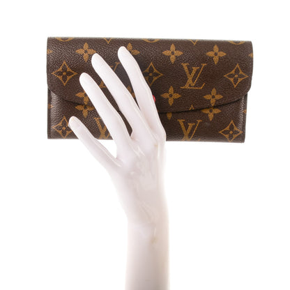 Louis Vuitton Monogram Emilie Wallet Red 2 of 6