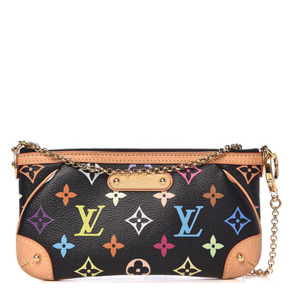 Louis Vuitton Monogram Multicolor Pochette Milla MM Black 1 of 9