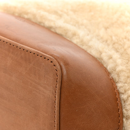 Saint Laurent Shearling Calfskin Small Emmanuelle Bucket Bag Natural Beige 13 of 18