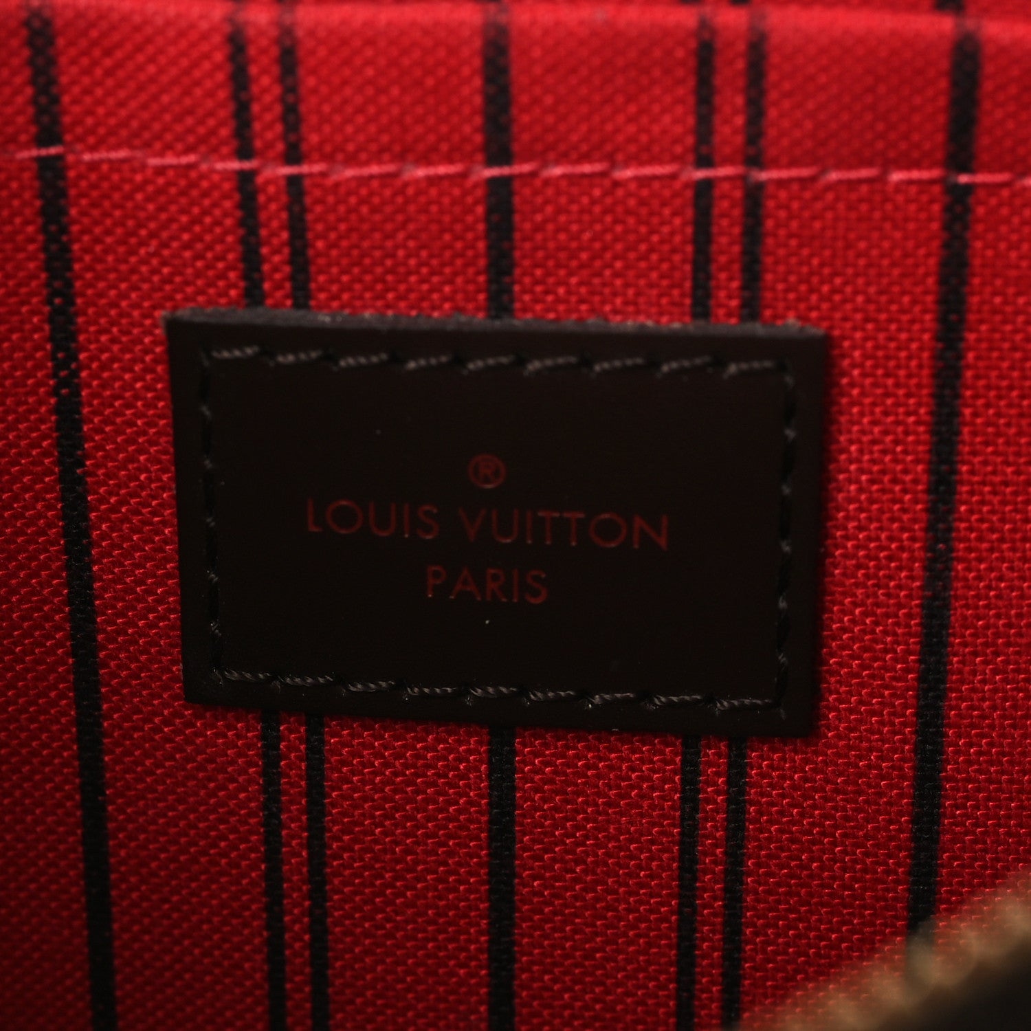 Louis Vuitton Damier Ebene Neverfull MM GM Pochette 6 of 6