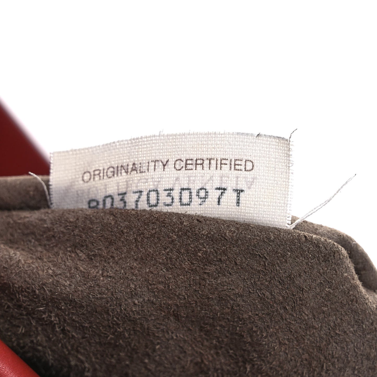 Nappa Intrecciato Small Roma Tote Red