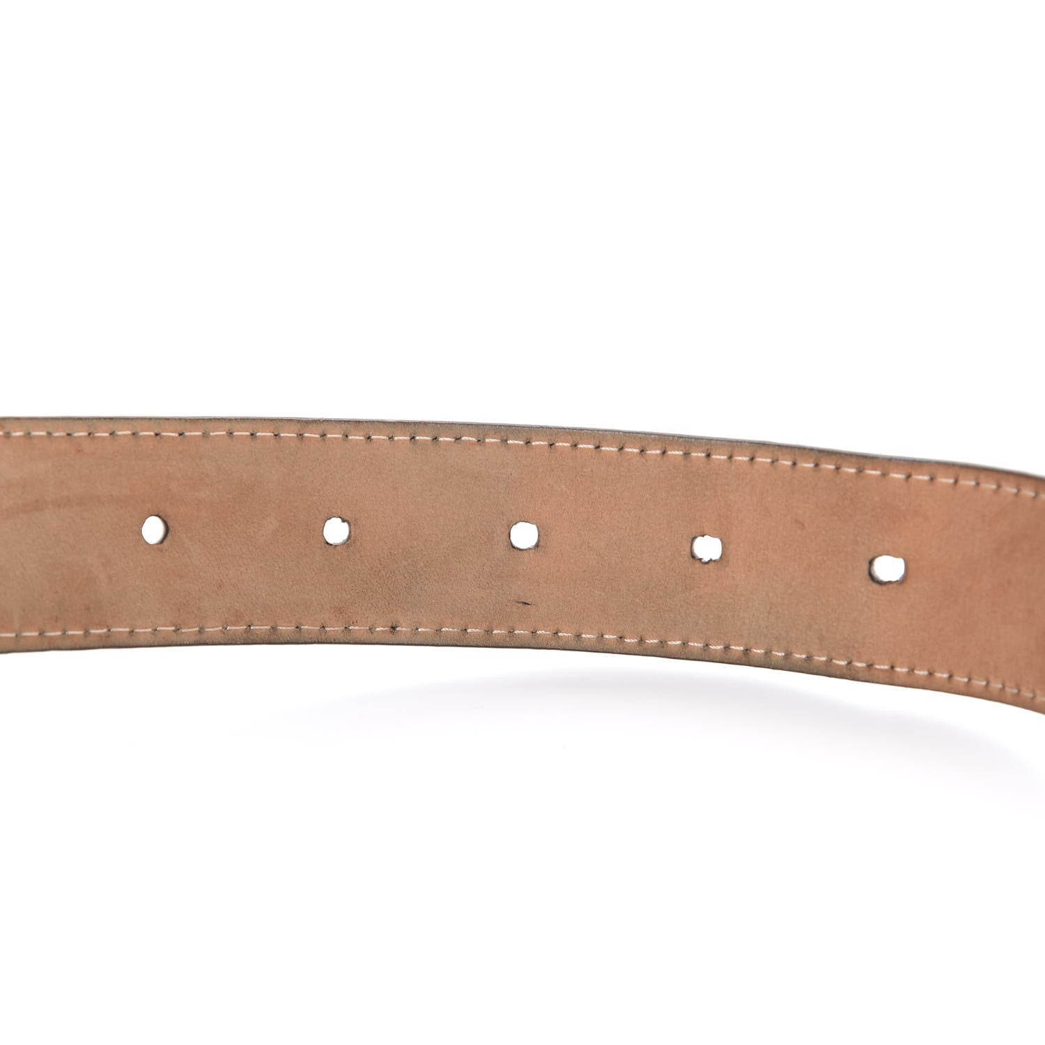 Louis Vuitton Damier Ebene Tresor Belt 80 32 6 of 9