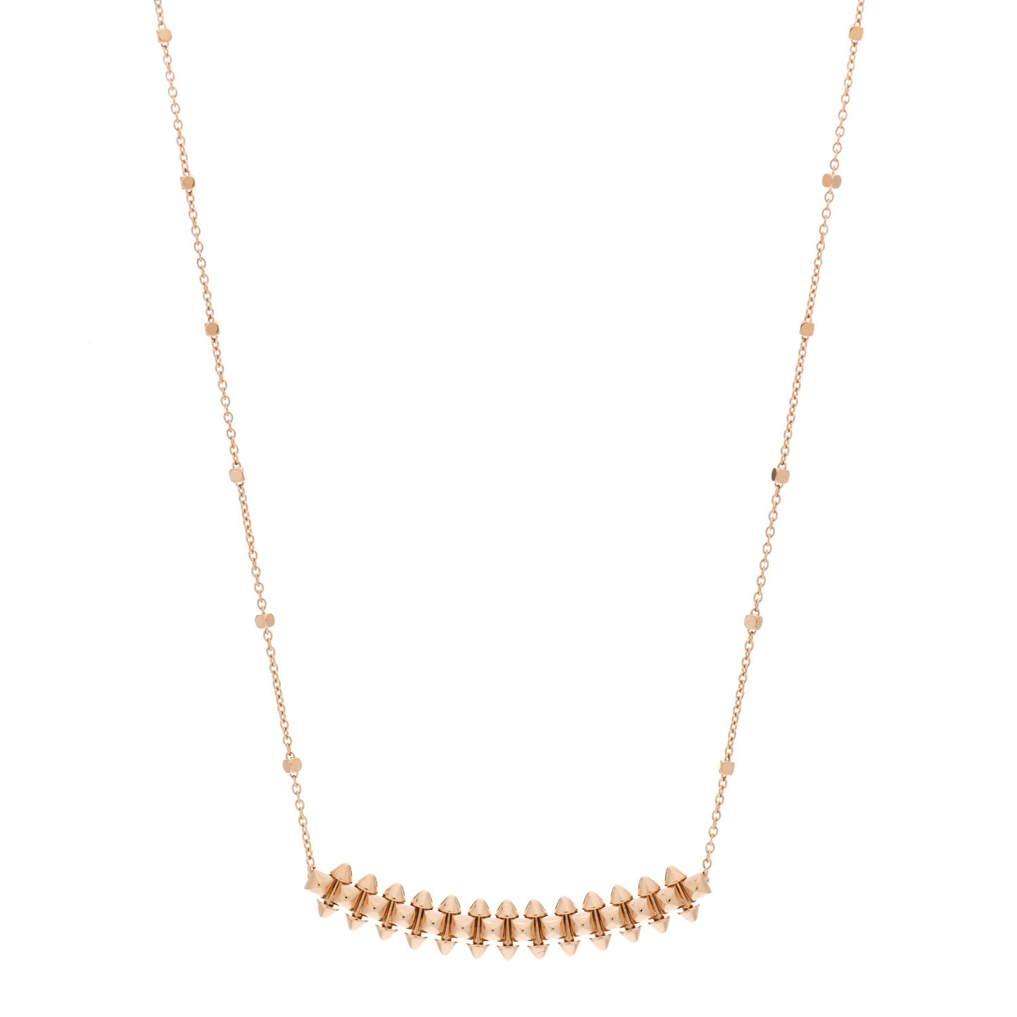 18K Pink Gold Small Clash de Cartier Necklace
