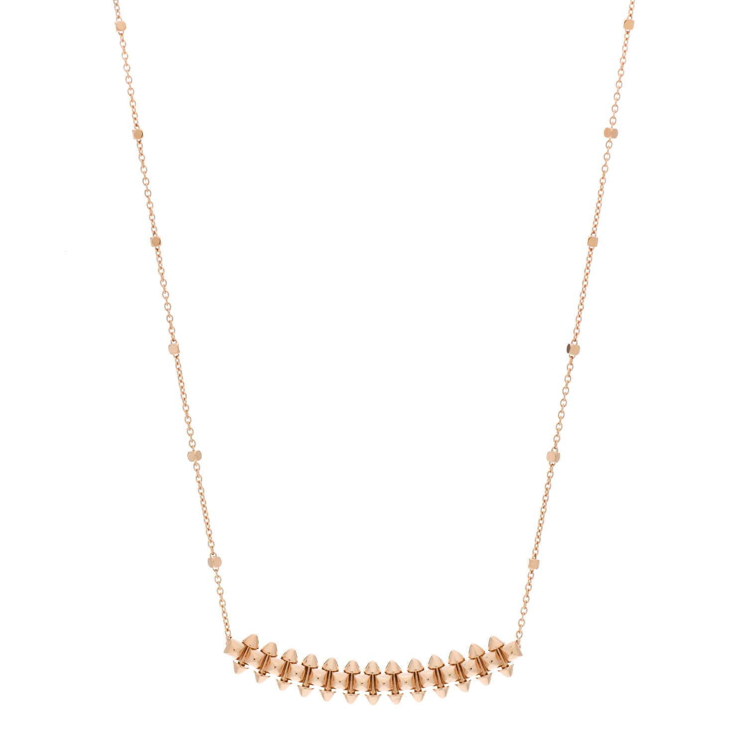 Cartier 18K Pink Gold Small Clash de Cartier Necklace 1 of 5