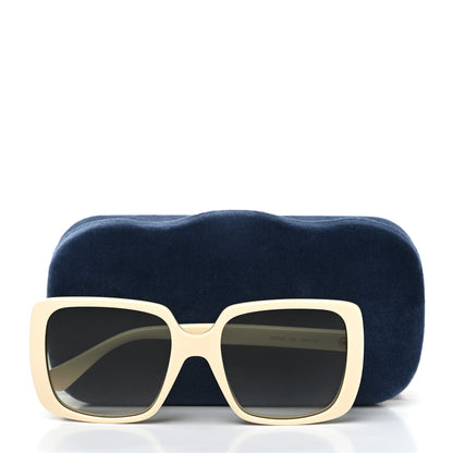 Gucci Acetate Square Frame GG0632S Sunglasses White 8 of 8