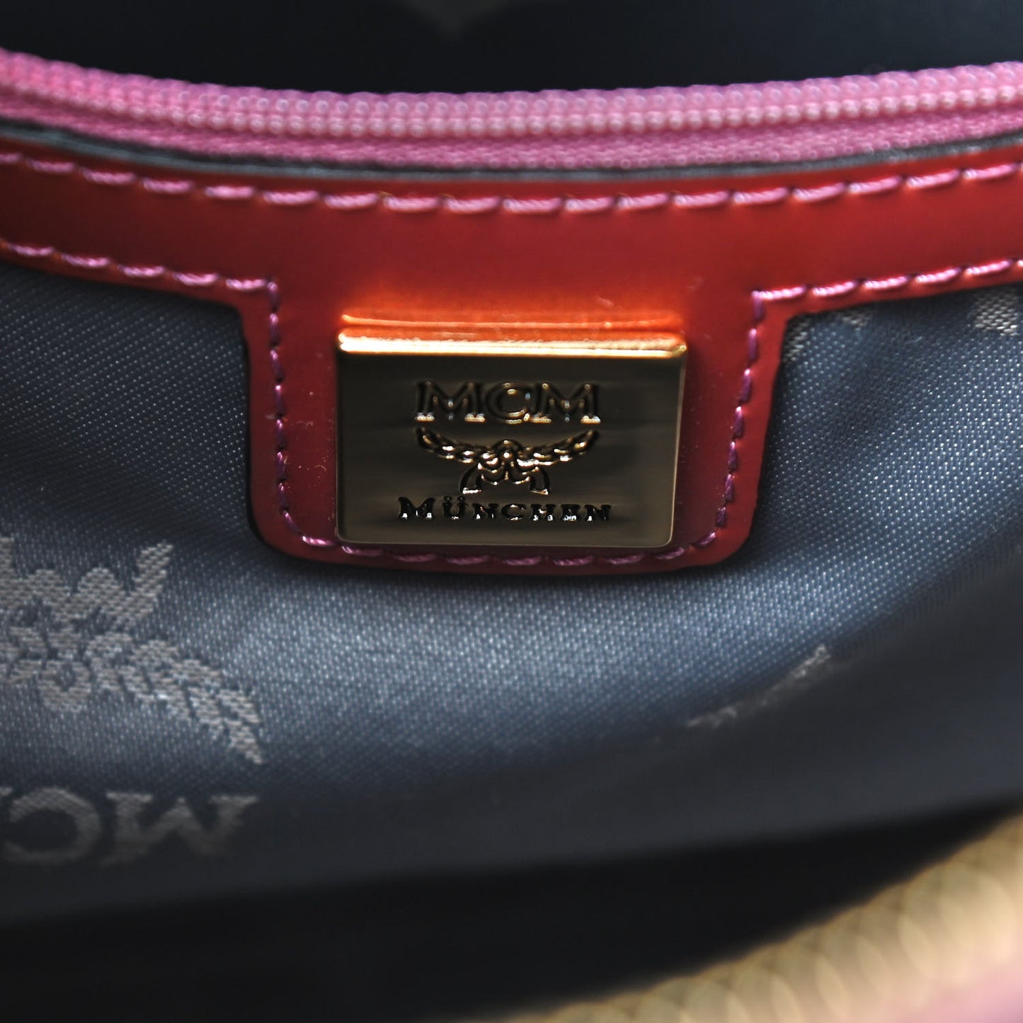 Patent Monogram Boston Bag Bronze