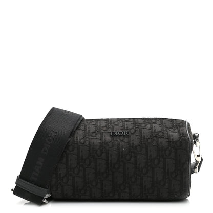 Christian Dior Oblique Roller Messenger Bag Black 1 of 12