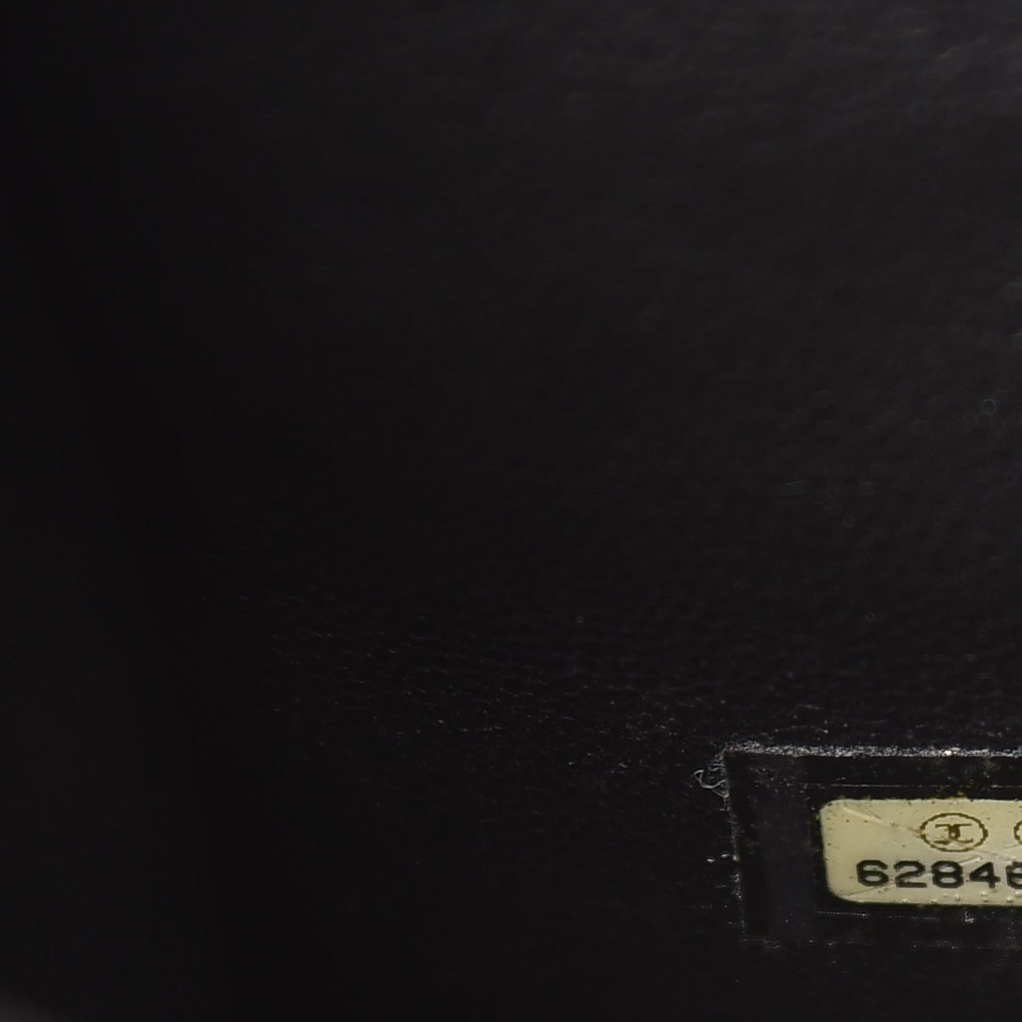 Caviar Quilted Flap Shoulder Bag Black