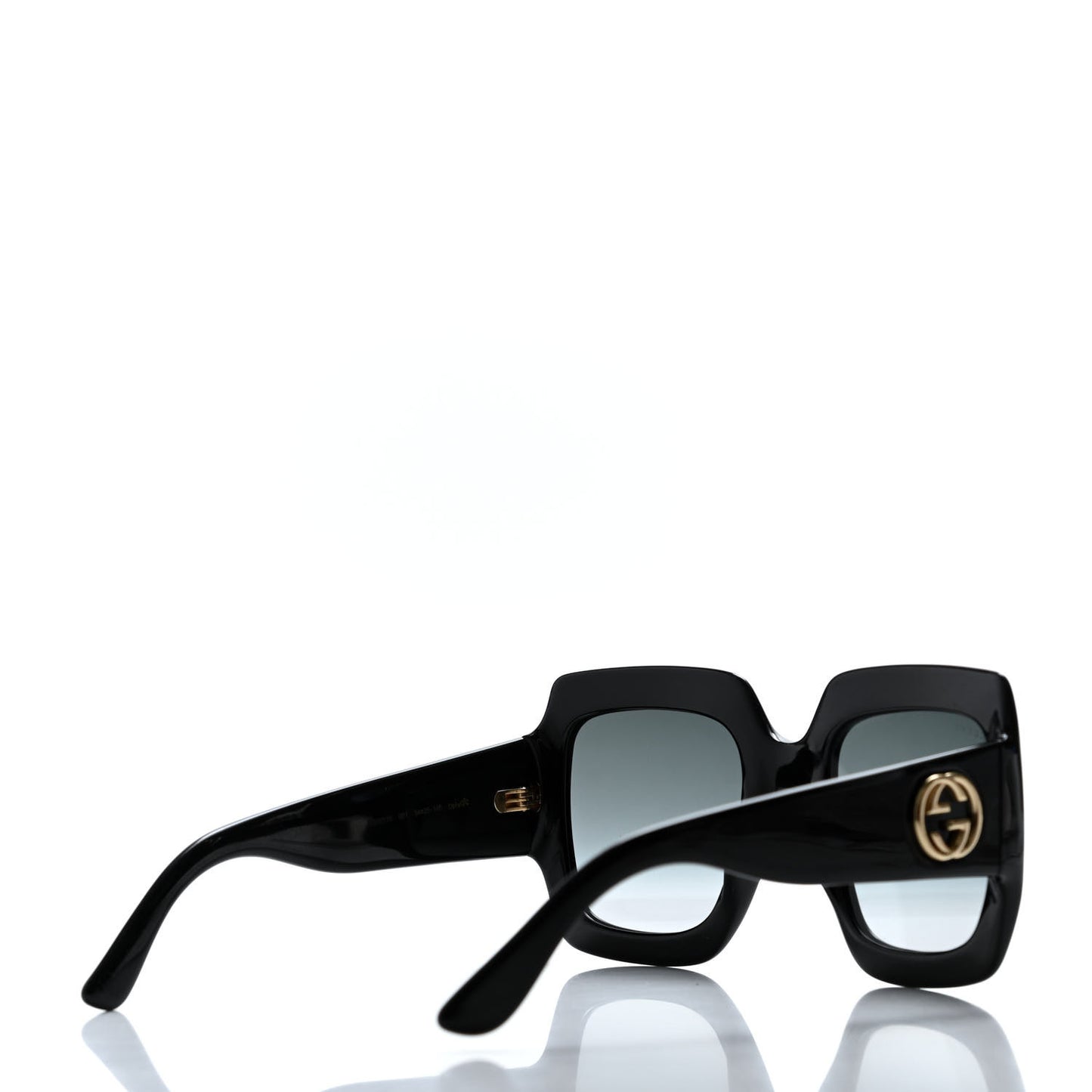 Acetate Square Frame Sunglasses GG0053S Black