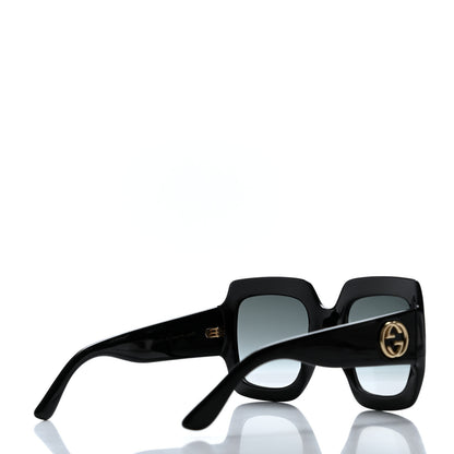 Gucci Acetate Square Frame Sunglasses GG0053S Black 4 of 4