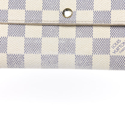 Louis Vuitton Damier Azur Sarah Wallet 11 of 14