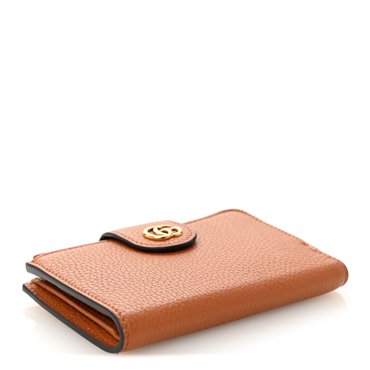 Gucci Piuma Calfskin Medium Bamboo Double G Wallet Cuir 4 of 7