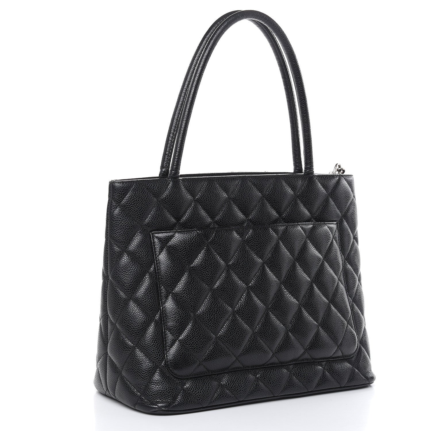 Chanel Caviar Quilted Medallion Tote Black 3 of 18