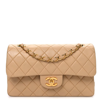 Chanel Lambskin Quilted Small Double Flap Beige 1 of 12