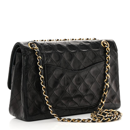 Chanel Lambskin Quilted Medium Double Flap Black 3 of 25