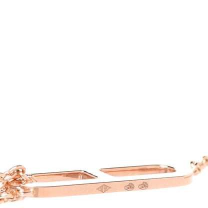 Hermes 18K Rose Gold Diamond PM Ever Chaine D'Ancre Necklace 5 of 6