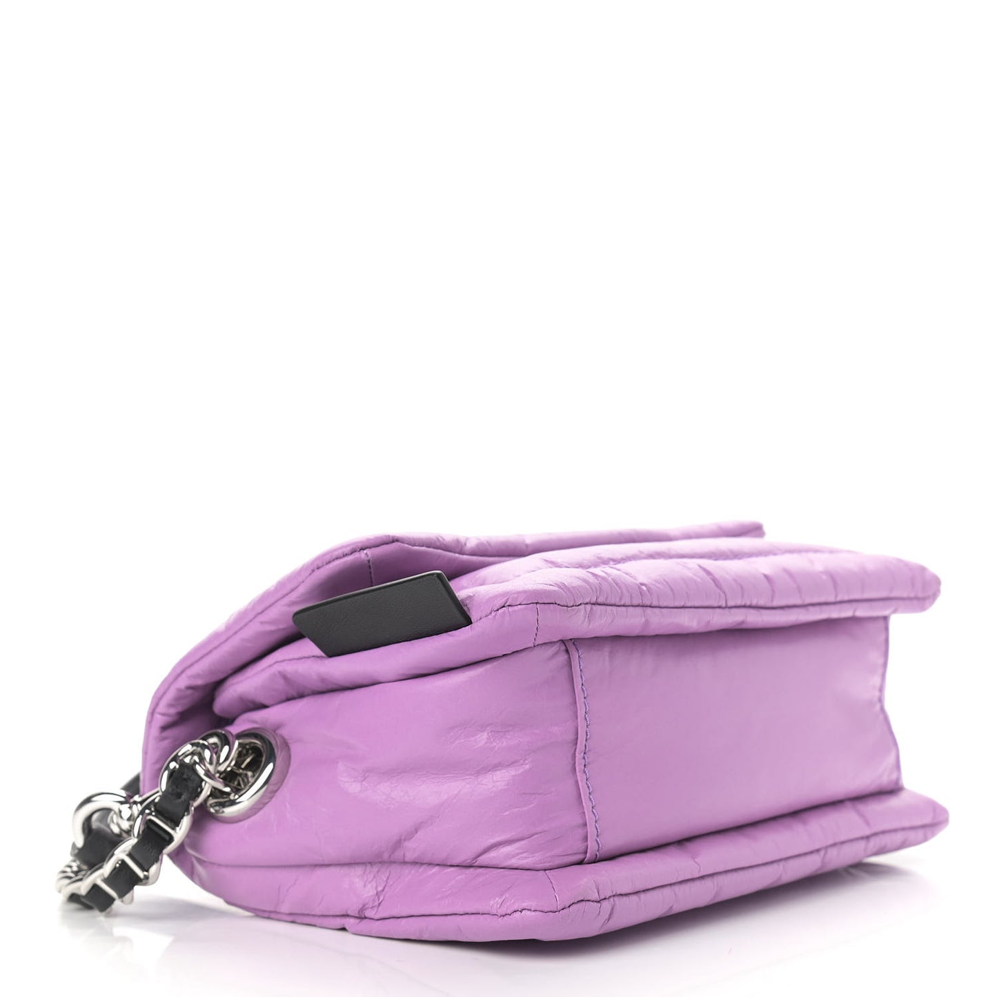 Lambskin The Mini Pillow Bag Purple