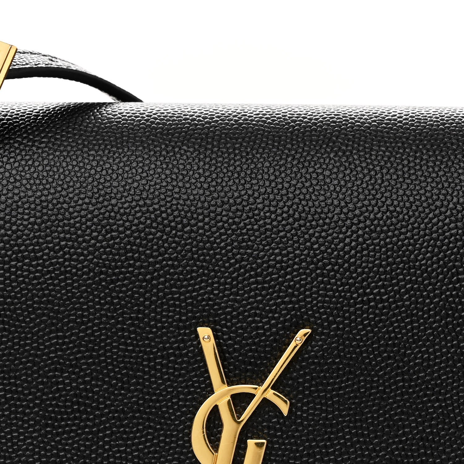 Saint Laurent Grain de Poudre Mini Uptown Crossbody Bag Black 10 of 14