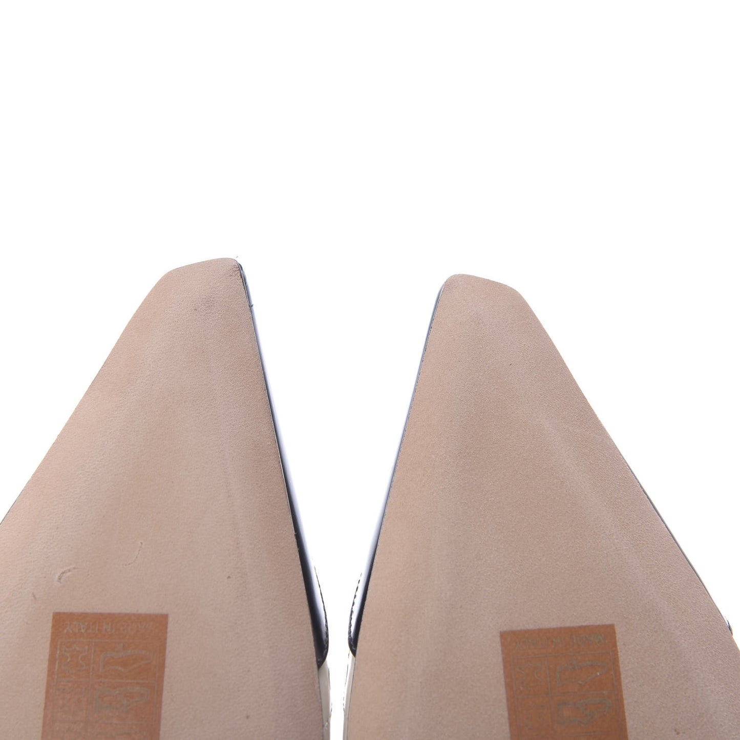Brushed Calfskin Spectadior 45mm Pumps 36.5 Black Off White