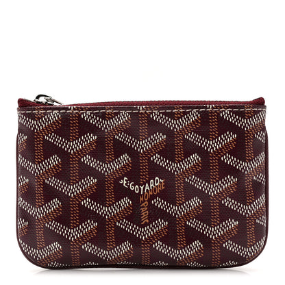 Goyard Goyardine Nano Senat Key Pouch Burgundy 1 of 8