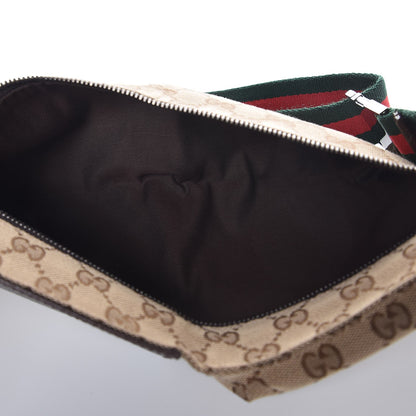 Gucci Monogram Web Belt Bag Dark Brown 5 of 7