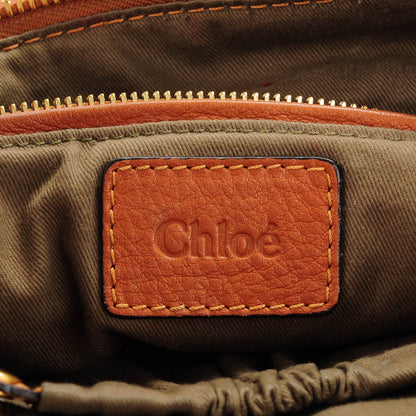 Chloe Calfskin Large Marcie Satchel Tan 6 of 9