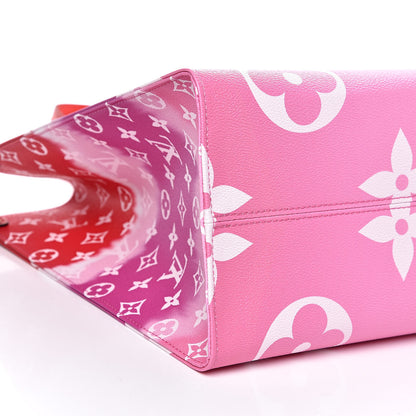Louis Vuitton Monogram Escale Onthego GM Rouge 9 of 11